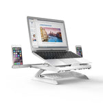 New Laptop Stand Multifunctional Folding Lift Portable Laptop Stand Monitor Increase Rack Aluminum Alloy Base