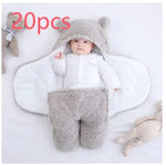 Baby Quilted Sleeping Bag Wrapper Grey 20pcs