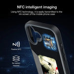 DIY Four-color Ai E-ink Screen NFC Projection Screen Phone Case Glass