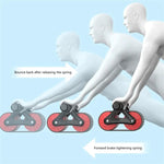 Ab Wheel Roller - Automatic Rebound Double Wheel Core Trainer