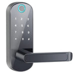 Smart Bluetooth Fingerprint Lock - Keyless Door Lock with 200 Fingerprint Capacity Silver