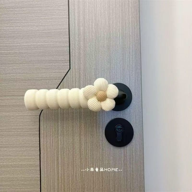 Flower Door Handle Cover - Anti-Collision Protective Cushion