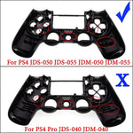 PS4 Controller Replacement Shell Case - Full Housing Kit for DualShock 4 JDS-050/055 JDM-050