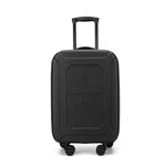 20" - 28" Foldable Carry-On Suitcase with Spinner Wheels - Lightweight Travel Luggage 9008 black