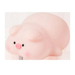 Cute Animal Silicone Night Light - Rechargeable LED Bedroom Lamp Fart brother patting 2W