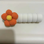 Flower Door Handle Cover - Anti-Collision Protective Cushion Orange flower