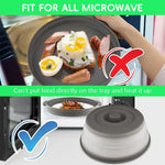 10.2 inch Microwave Plate Cover 2 In 1 Cover as Splatter Guard Collapsible Lid for Plate Dish Bowl Multi-Purpose Kitchen Gadget
