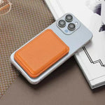 Magnetic Folding Wallet Card Holder - Leather Phone Stand for iPhone 16 15 14 13 12 11