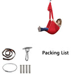 Kids Elastic Hammock Swing - Indoor/Outdoor Aerial Yoga Swing 100kg Capacity