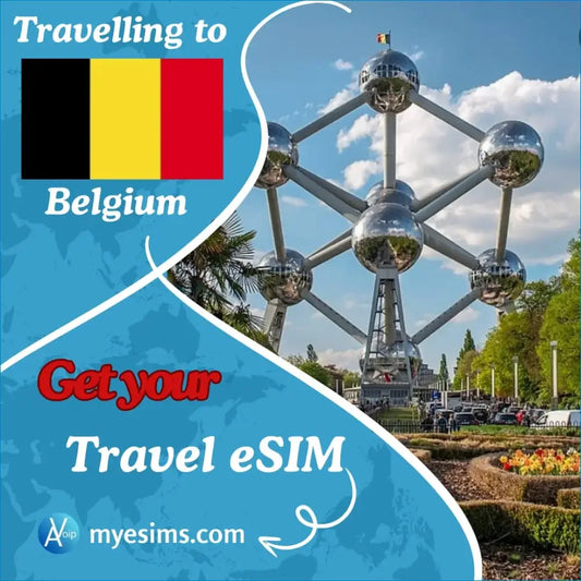 Belgium Travel Internet Data eSIM for Seamless Connectivity 5G