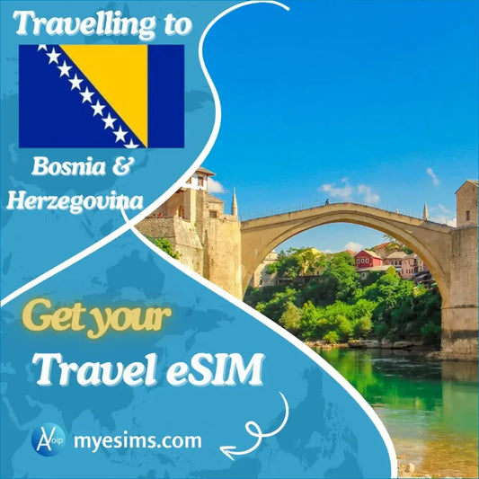 Bosnia and Herzegovina eSIM Connectivity Travel Data eSIM 4G