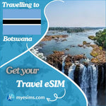 Botswana eSIM Travel Data Roaming eSIM Connectivity 3G/4G