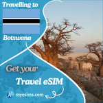 Botswana eSIM Travel Data Roaming eSIM Connectivity 3G/4G