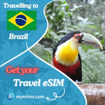 Brazil eSIM Travel Data Roaming Internet Data eSIM Connection 4G/5G