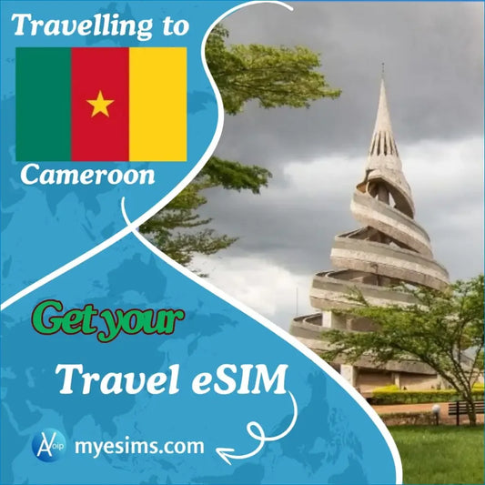 Cameroon eSIM Travel Data Roaming eSIM Connection 4G