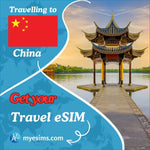 China eSIM Mainland Travel Data Roaming eSIM for Seamless Connection 5G