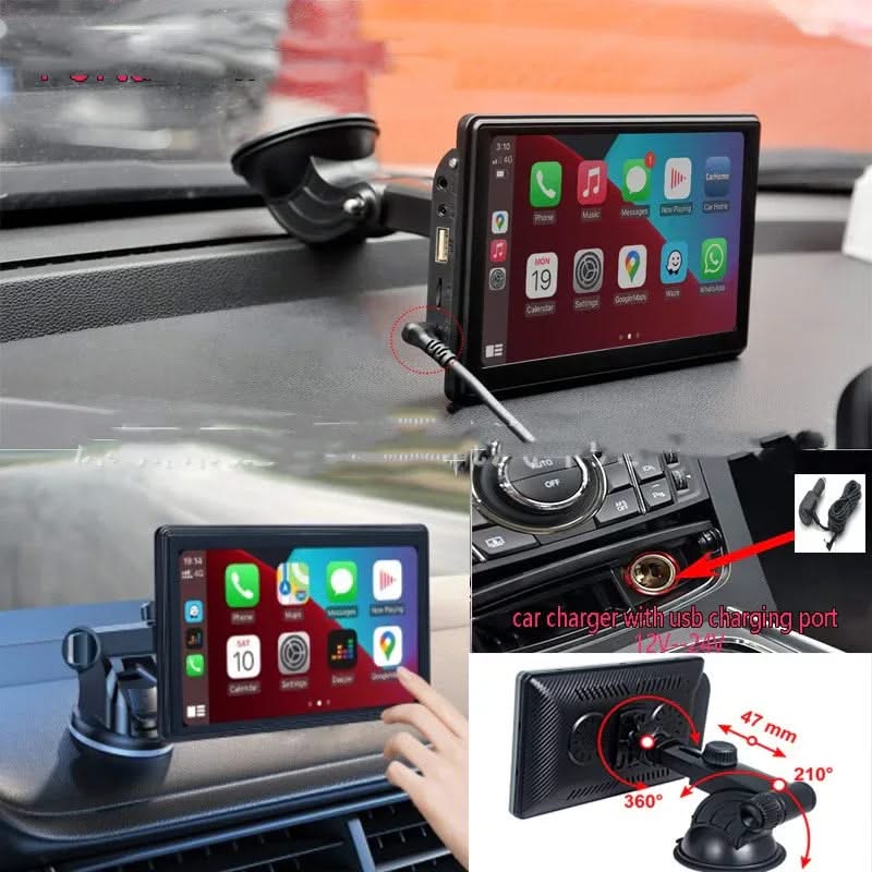 7-Inch Portable GPS Navigator - Car Navigation System with Autonavi Maps