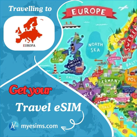 Europe 40+ & Morocco eSIM 5G - Travel Data Roaming