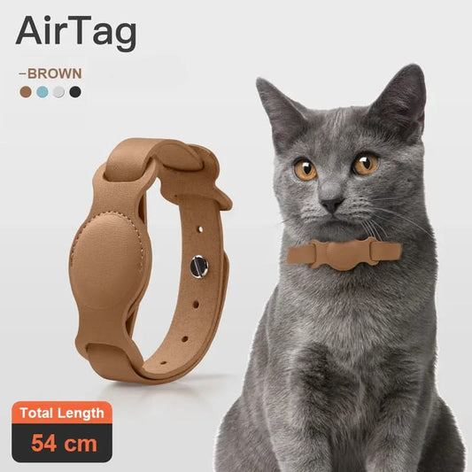 AirTag Pet Collar with Protective Case – Anti-Lost Tracker Holder for Dogs & Cats