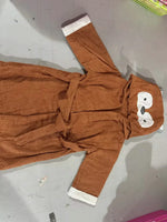 Kids Animal Hooded Bathrobe - Soft Cotton Towel Robe for Toddlers B