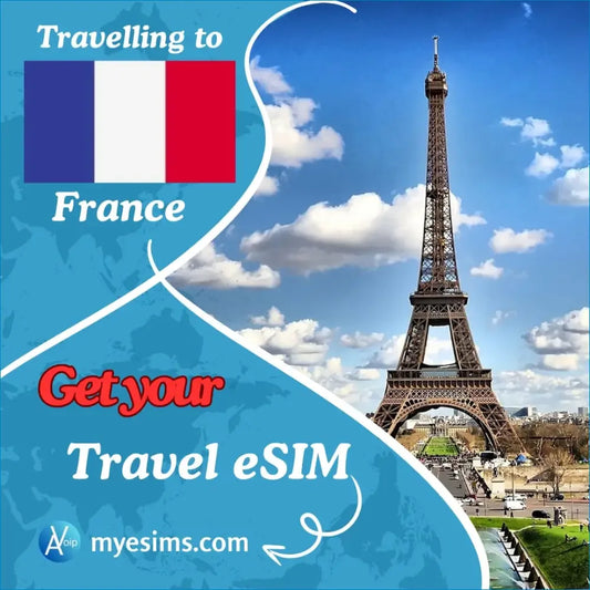 France eSIM Travel Data Roaming eSIM Internet Connectivity 5G