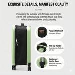 20" - 28" Foldable Carry-On Suitcase with Spinner Wheels - Lightweight Travel Luggage