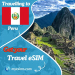 Peru eSIM Travel Data Roaming eSIM Connectivity 4G/5G
