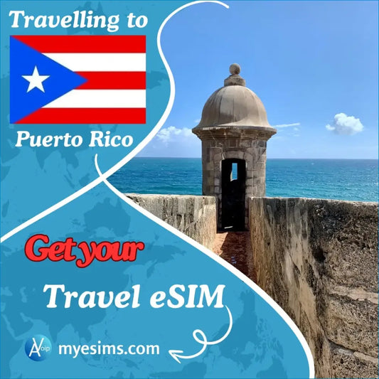 Puerto Rico eSIM Travel Data Roaming eSIM Connectivity 4G