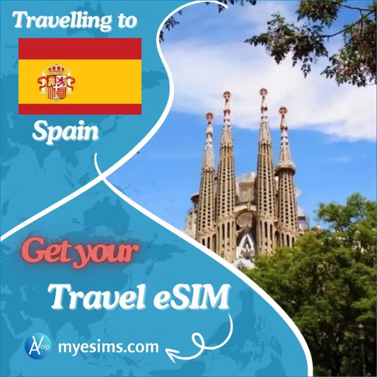 Spain eSIM Travel Data Roaming eSIM for Exploring Spain 4G/5G